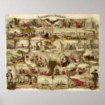 Centennial mirror print