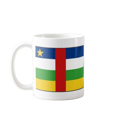 Centrafrique Flag ~ Map Mug by FlagAndMap