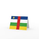 Centrafrique Flag Notecard