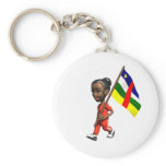 Central African Girl keychains