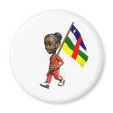 Central African Girl magnets