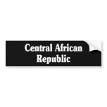 Central African Republic bumper stickers