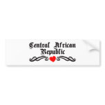 Central African Republic bumper stickers