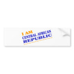 CENTRAL AFRICAN REPUBLIC bumper stickers