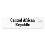 Central African Republic bumper stickers