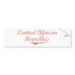Central African Republic bumper stickers