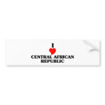 CENTRAL AFRICAN REPUBLIC bumper stickers