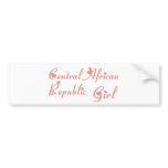 Central African Republic bumper stickers