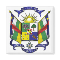 Central African Republic CF Magnet