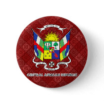 Central African Republic Coat of Arms Pinback Buttons