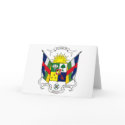 Central African Republic Coat of Arms Greeting Car cards