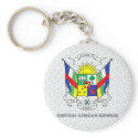 Central African Republic Coat of Arms keychains