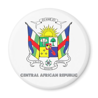 Central African Republic Coat of Arms Magnet by representmycountry