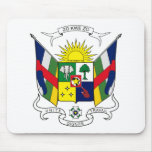 Central African Republic Coat of Arms Mousepad