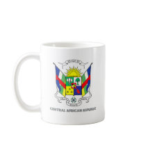 Central African Republic Coat of Arms Coffee Mug