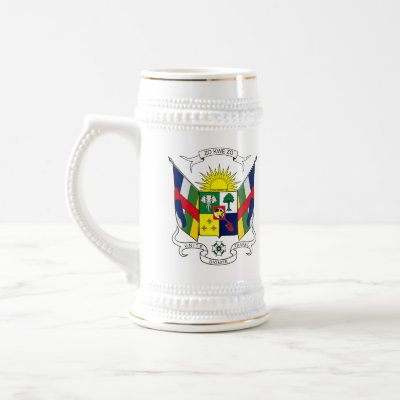 Central African Republic Coat of Arms Mug by FlagTshirts