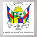 Central African Republic Coat of Arms posters