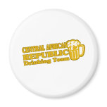 Central African Republic Drinking Team magnets