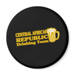 Central African Republic Drinking Team magnets