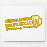 Central African Republic Drinking Team mousepads