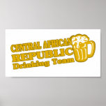 Central African Republic Drinking Team posters