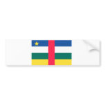 Central African Republic Flag bumper stickers