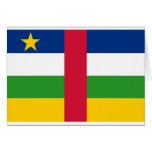 Central African Republic Flag cards