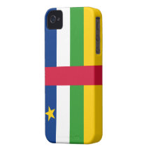 Central African Republic Flag Case-Mate iPhone 4 Case