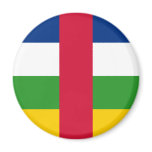 Central African Republic Flag CF magnets
