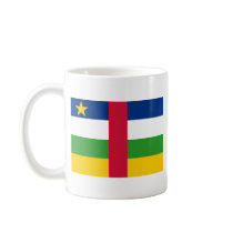 Central African Republic Flag CF Mugs