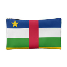 Central African Republic Flag Cosmetic Bags
