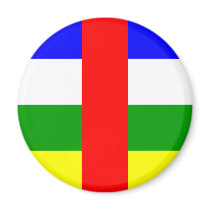 Central African Republic Flag Magnet