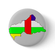 Central African Republic flag map Pin