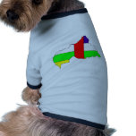 Central African Republic Flag Map full size pet clothing