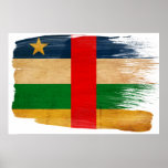 Central African Republic Flag Posters posters