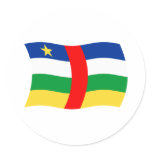 Central African Republic Flag Sticker