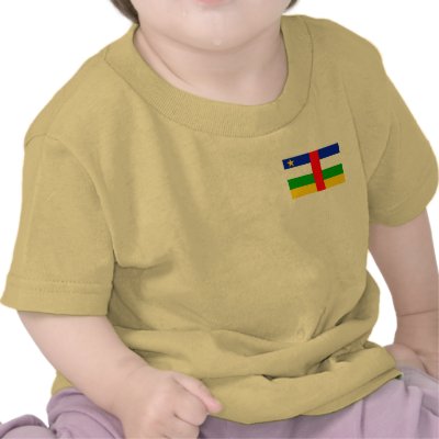 Central African Republic Flag Tshirt by CulturalPerspective3