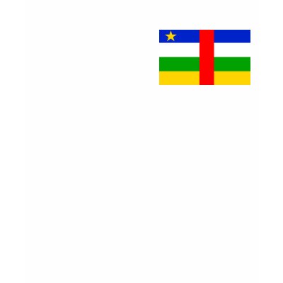 Central African Republic Flag Tee Shirt by CulturalPerspective3