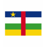Central African Republic Flag t-shirts
