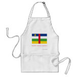 Central African Republic Flag with Name aprons