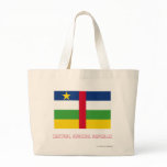 Central African Republic Flag with Name bags