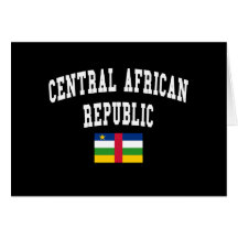 CENTRAL AFRICAN REPUBLIC GREETING CARD