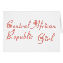 Central African Republic Greeting Card