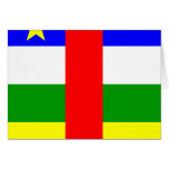 Central African Republic High quality Flag cards
