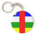 Central African Republic High quality Flag keychains