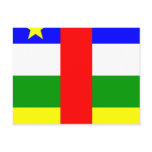 Central African Republic High quality Flag postcards
