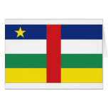 Central African Republic National Flag cards
