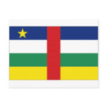 Central African Republic National Flag postcards