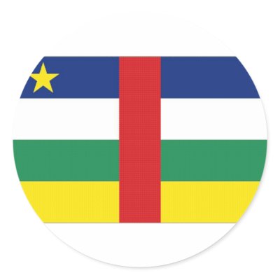 Central African Republic National Flag Stickers by All_Flags