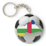 Central African Republic national team keychains